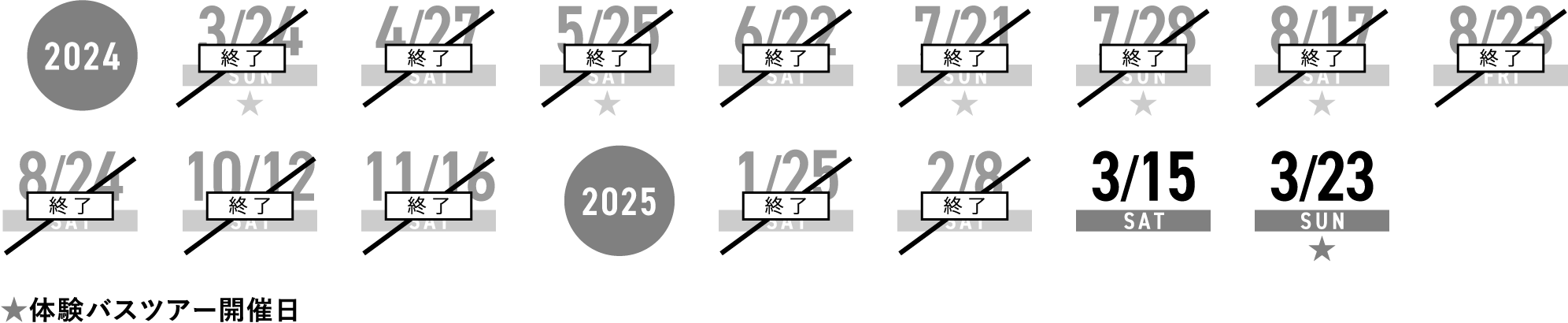 スケジュール