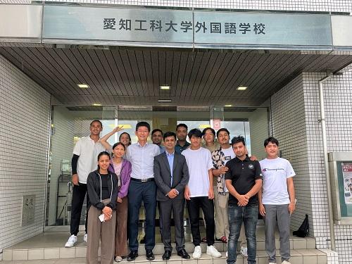 ネパールFATE日本語センター社長来校 | 学校法人 電波学園